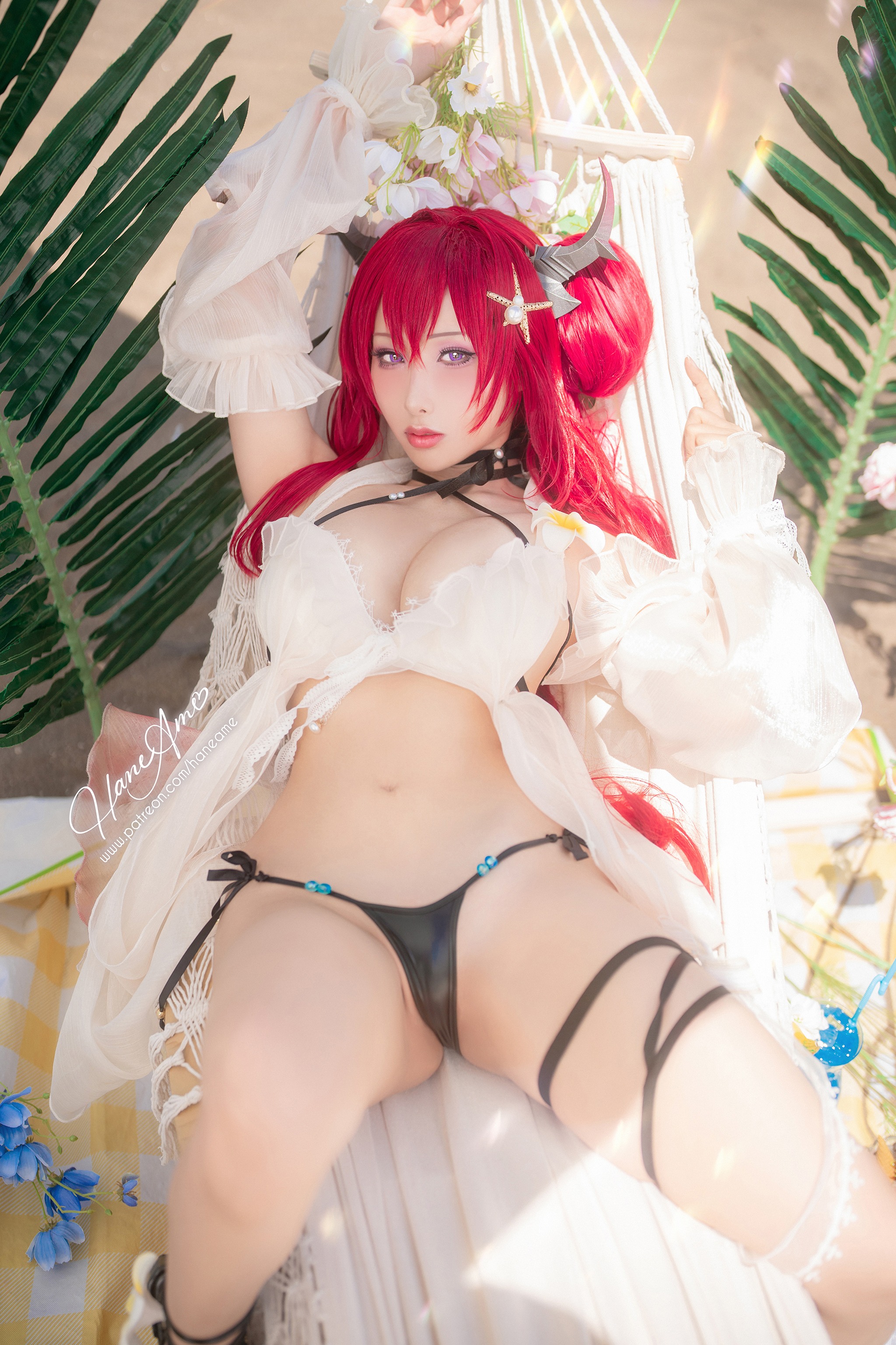 图片[1]-雨波_HaneAme – NO.239 Arknights_Surtr_官方泳裝[39P]-XikXak